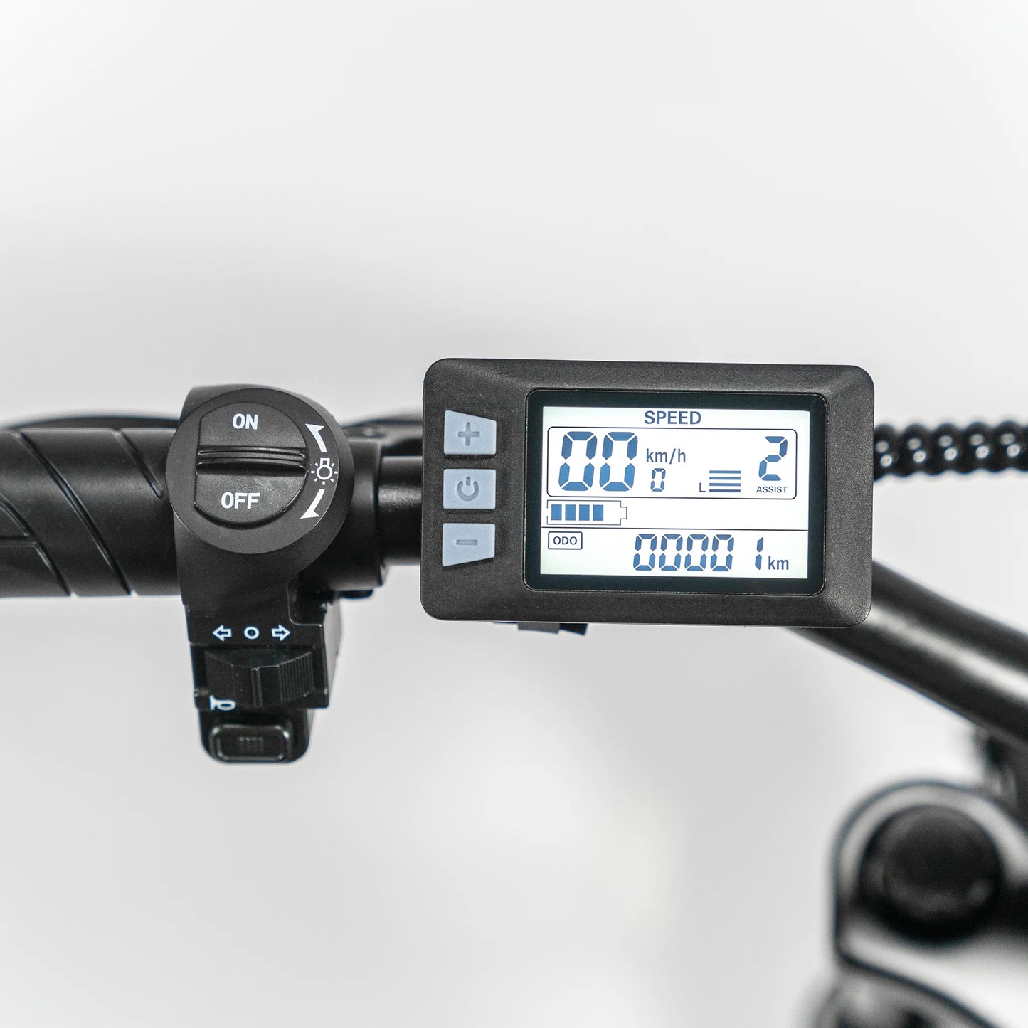 Opvoerbare V8 1.0 Display, V8 1.0 display, killswitch voor e-bike, speed limiter voor e-bike, begrenzer V8 1.0, electric bike display, scooter display with killswitch,