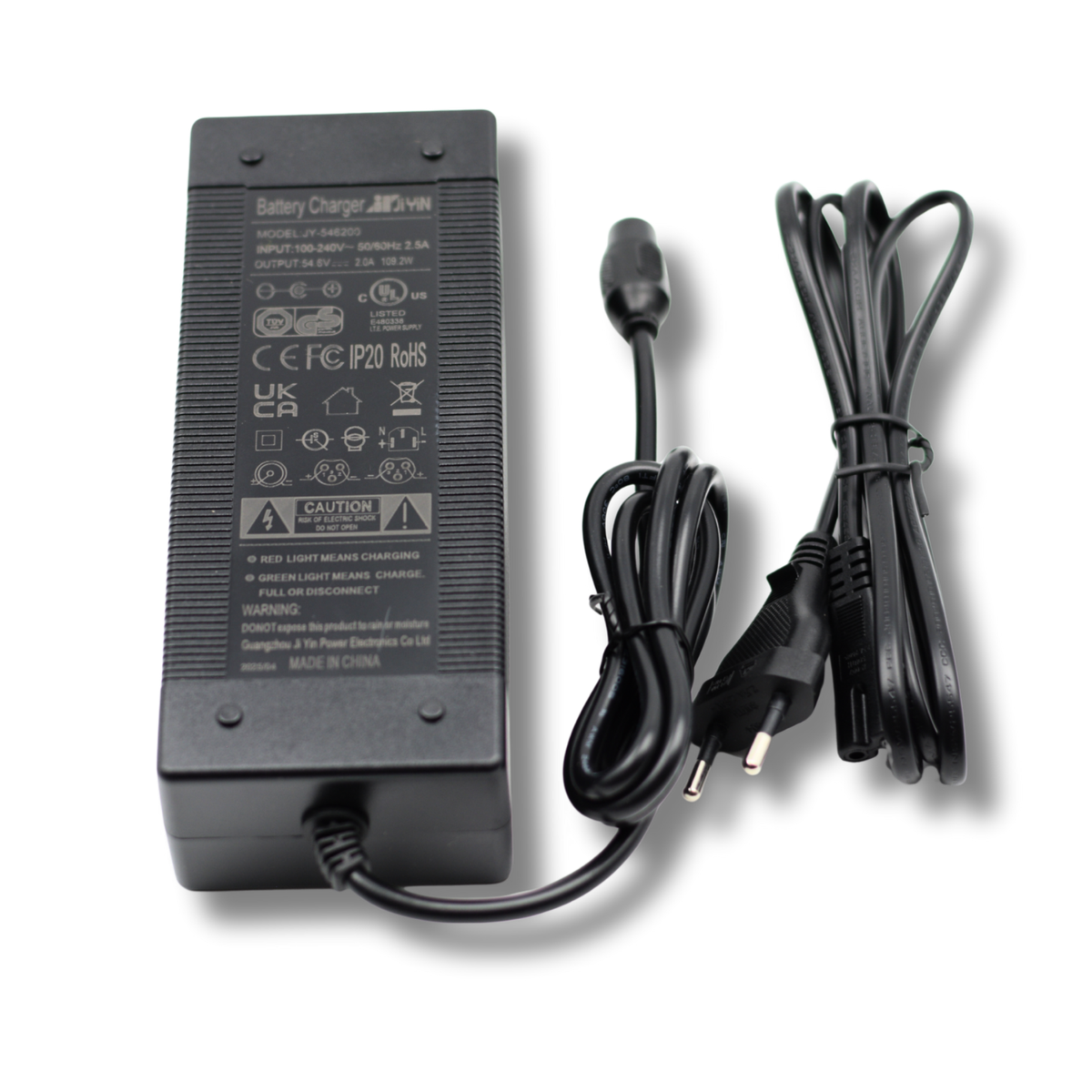 V20 - Oplader 48V (3 Pins Accu)