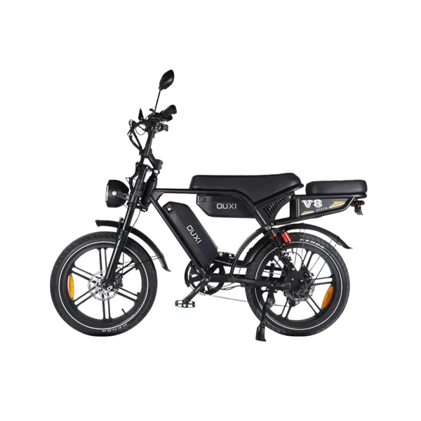 Ouxi V8 Ultra Max in zwart, zijaanzicht