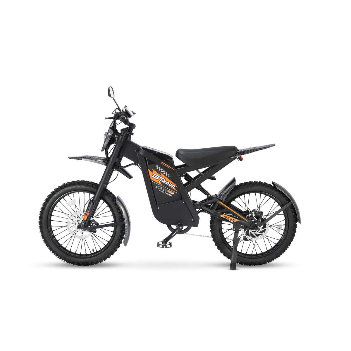 Ouxi GT2000 fatbike in oranje, andere zijde