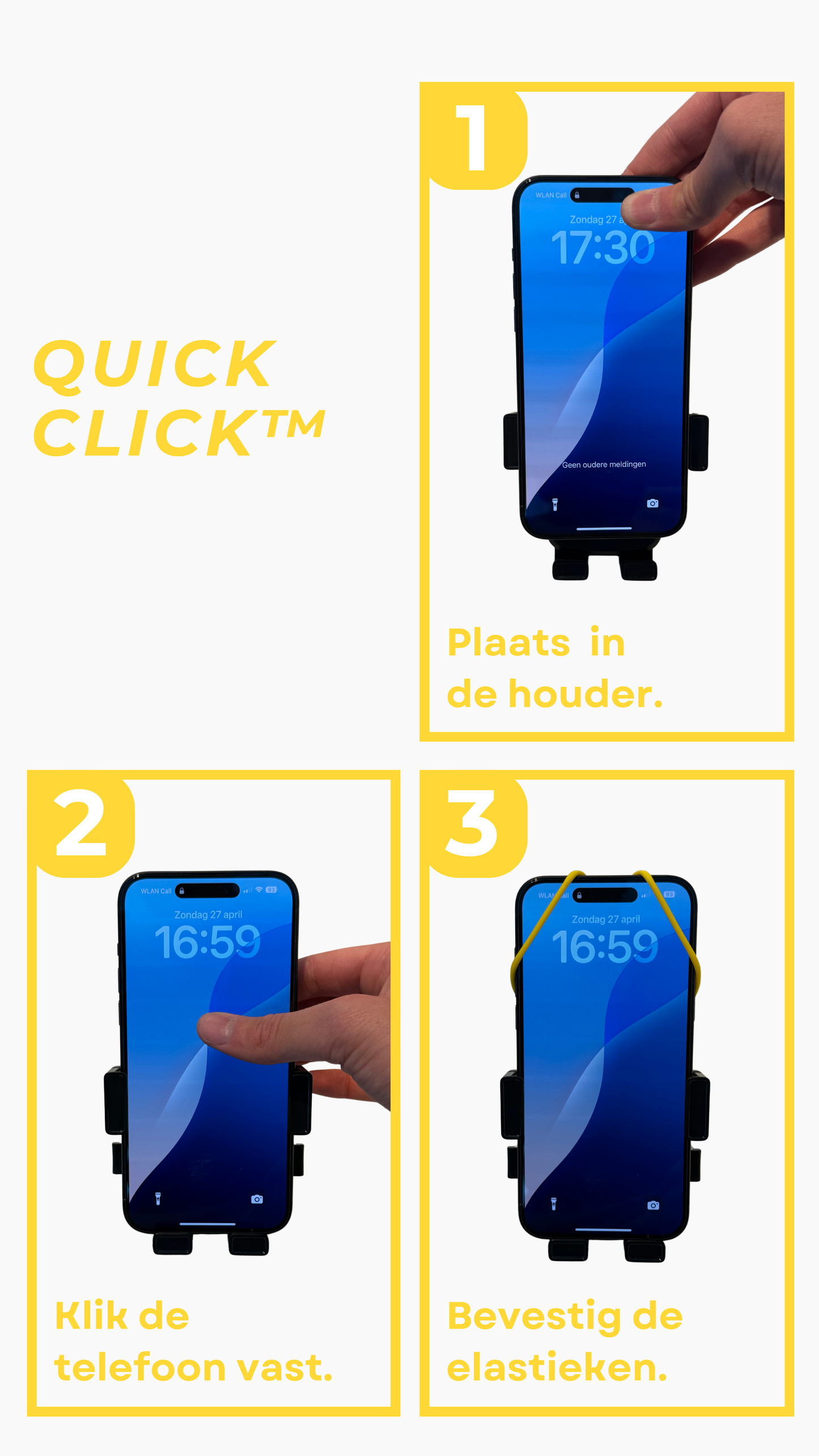Klaar Telefoonhouder