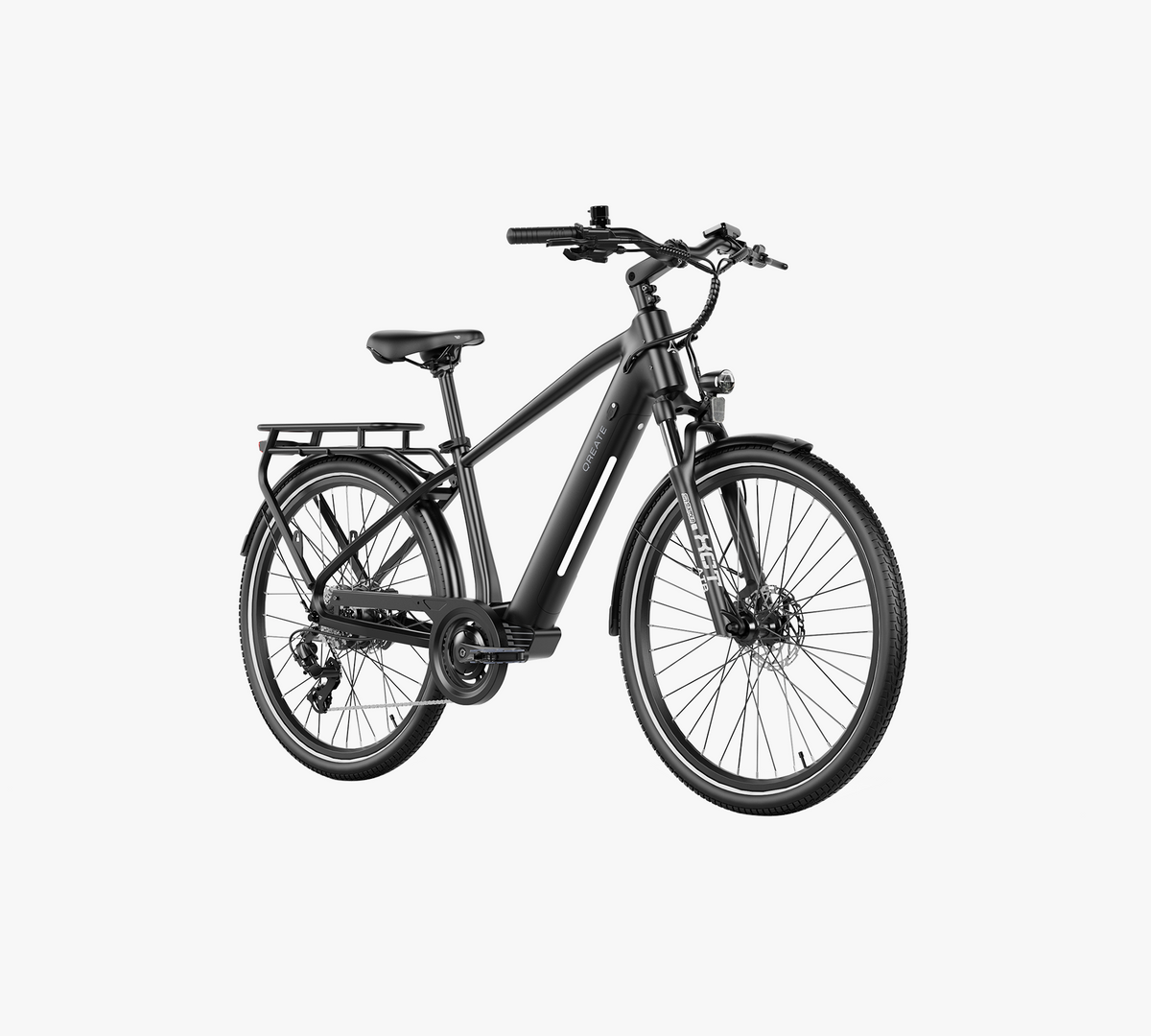 Qreate City Pro-A e-bike in zwart, andere kant